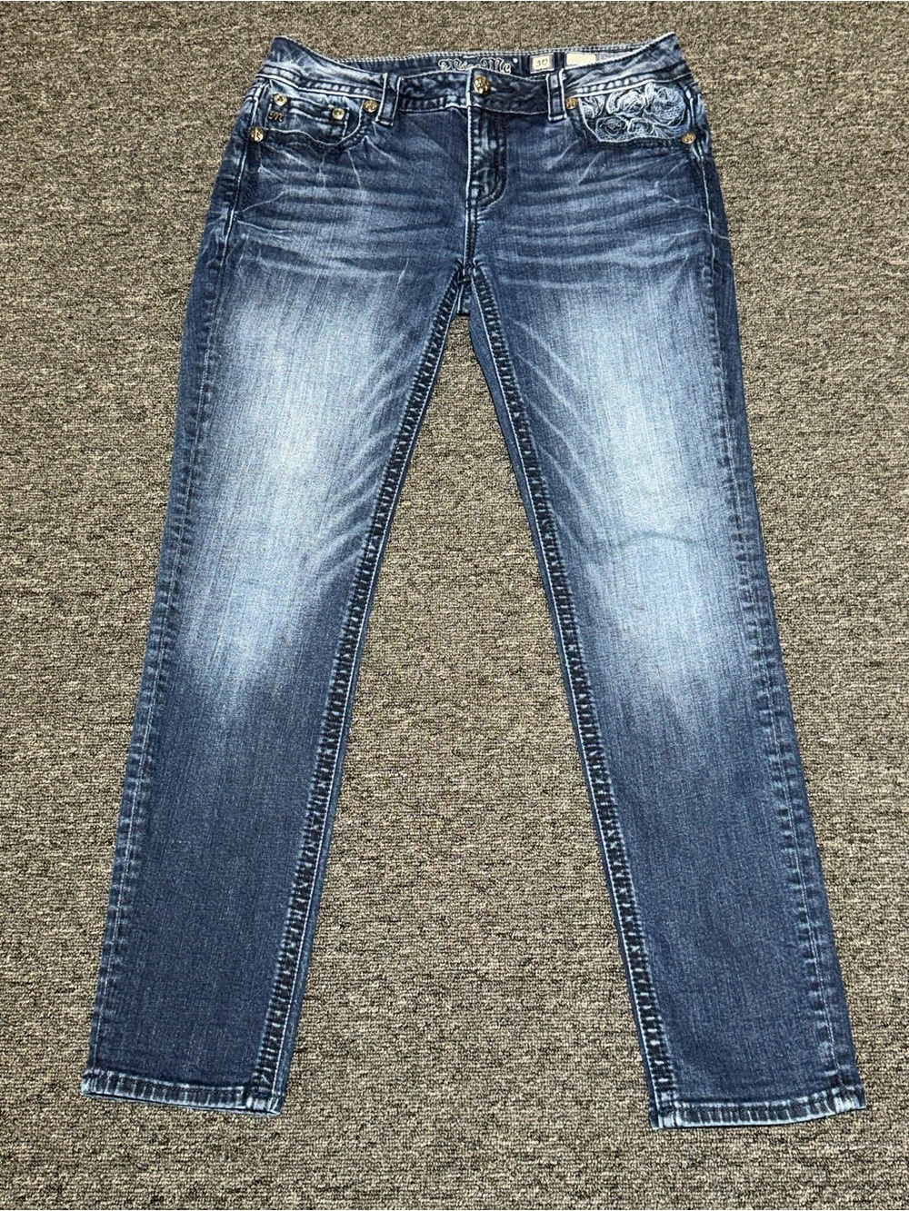 Miss Me Cuffed Skinny Jean